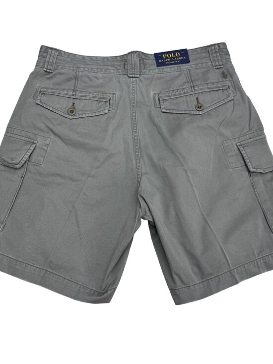 NWT Polo Ralph Lauren Men's Relaxed Fit 8" Cotton Green Cargo Shorts, Size 34 - Picture 2 of 9